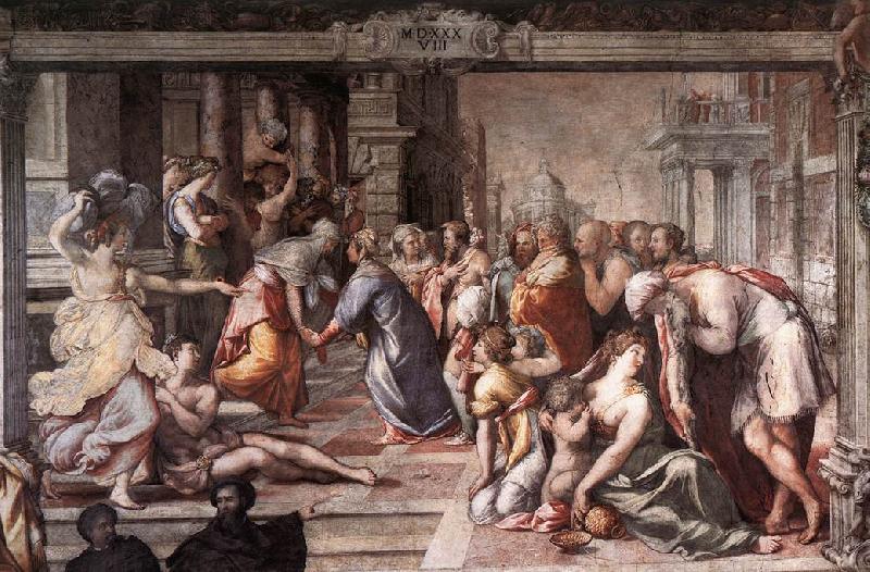 SALVIATI, Cecchino del The Visitation af oil painting image